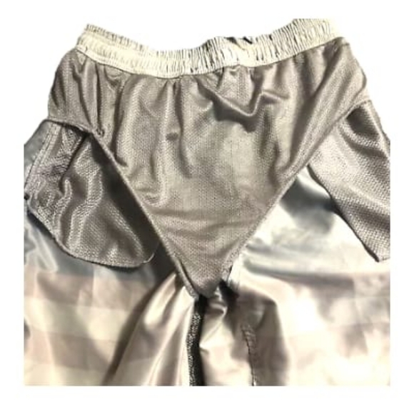 Pacific Scene Patriotic Swimming Shorts Sz M White/Red/Blue - Picture 6 of 7